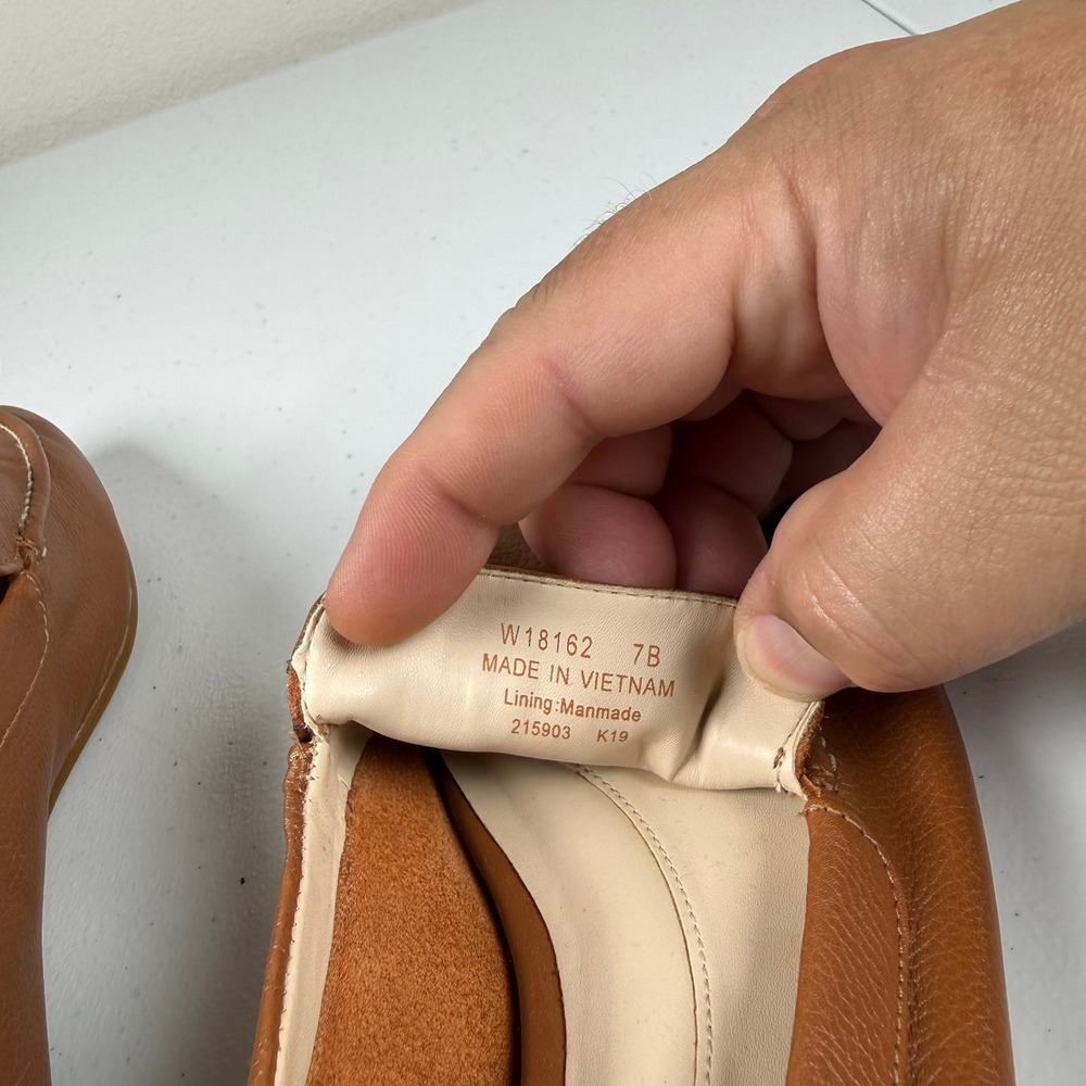 Cole Haan Womens 7 Caddie Bow Loafers Brown Leather GrandSeries W18162 Classic - Picture 4 of 9